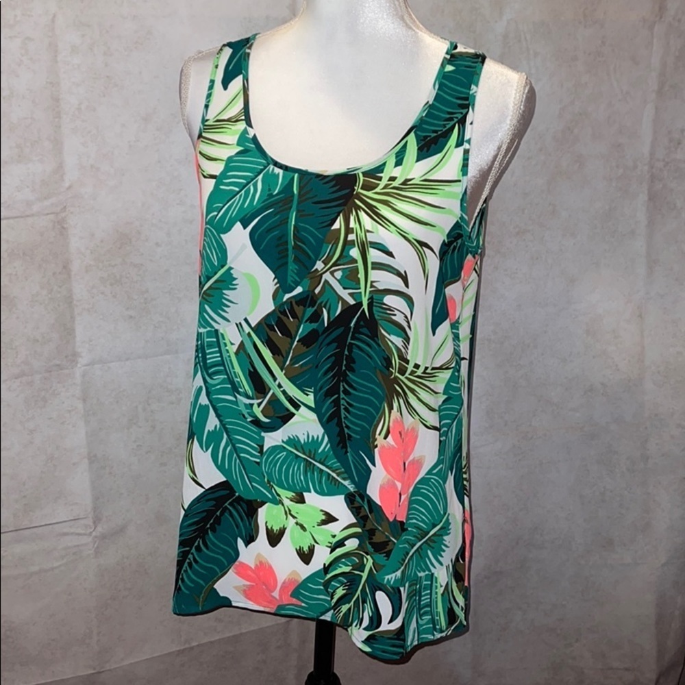 Go to the Tropics! Express Palm Tree Party Blouse